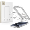 Tech-Protect Quick Set+ 2-Pack Tempered Glass For Iphone 15 Pro - Black - (28452-0)