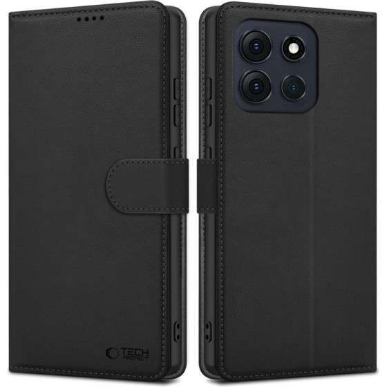Tech-Protect Wallet Case For Motorola Moto G86 5G - Black - (28237-0)