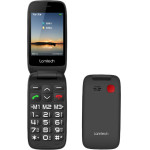 Lamtech Flip Phone 2.8' Display With BT, Fm RADIO, SOS, 1400 mAh, Gr Menu FLIP-X Black - (LAM980633)