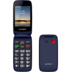 Lamtech Flip Phone 2.8' Display With BT, Fm RADIO, SOS, 1400 mAh, Gr Menu FLIP-X Blue - (LAM980640)