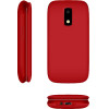 Lamtech Flip Phone 2.8' Display With BT, Fm RADIO, SOS, 1400 mAh, Gr Menu FLIP-X Red - (LAM980657)