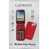 Lamtech Flip Phone 2.8' Display With BT, Fm RADIO, SOS, 1400 mAh, Gr Menu FLIP-X Red - (LAM980657)