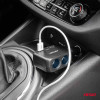 AMiO ���������� �������� 12/24V 100W ������/2 ������/1xUSB-A+1xUSB-C/���������� 180 ������ ���� - 1 ���. - (04357)