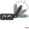 AMiO ���������� �������� 12/24V 100W ������/2 ������/1xUSB-A+1xUSB-C/���������� 180 ������ ���� - 1 ���. - (04357)