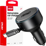 AMiO ��������� �������� 12/24V �� 1 ���� USB-C 60W 5V/3A ������� �������� �� ������������ ������� USB-C ���� - 1 ���. - (04368)