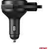 AMiO ��������� �������� 12/24V �� 1���� USB-C 60W ������� �������� �� ������������ ������� Usb C+Apple Lighting ���� - 1 ���. - (04370)
