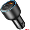 AMiO ��������� �������� 12/24V �� 2 ����� USB-C/USB-A 95W 5V/3A ������� �������� ���������/������ ���� - 1 ���. - (04372)