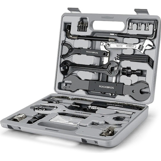 Rockbros 43210810001 Bicycle Repair Kit - Gray 5907769361678 - (Rockbros-43210810001)