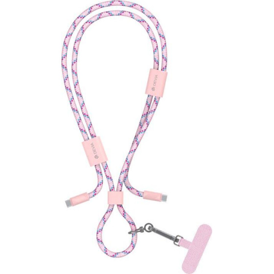 Devia ������� �������� Usb 2.0 Woven Adjustable Lanyard EC428 Usb C �� Usb C Pd 60W 1.6m Cable Pro5 ��� - (124967, EC428)