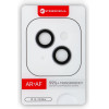 FORCELL Premium Camera Lens Tempered Glass - For Iphone 13 / 13 Mini Silver