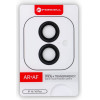 FORCELL Premium Camera Lens Tempered Glass - For Iphone 16 / 16 Plus Black