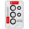 FORCELL Premium Camera Lens Tempered Glass - For Samsung Galaxy S23 Ultra Black