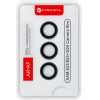 FORCELL Premium Camera Lens Tempered Glass - For Samsung Galaxy S24 Grey
