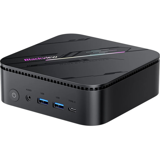 BlackView Mini Pc 6-Core Intel 7 Alder Lake I3-1215U (16GB+512GB) Win 11 Pro Black - (MP100PRO-I3-16512)