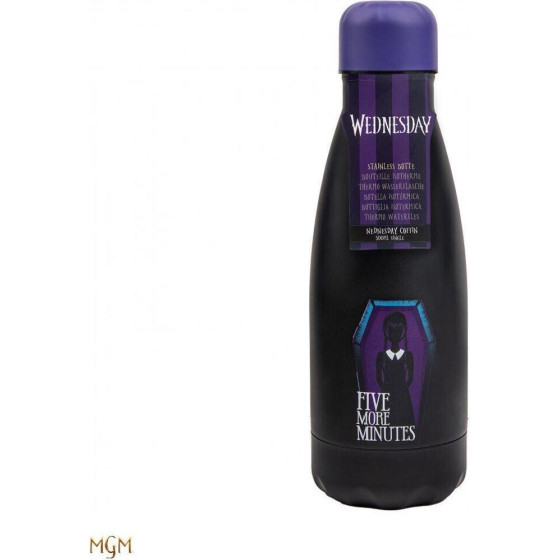 Cinereplicas Movies: Wednesday - Wednesday With Coffin Water Bottle (500ml) (CR4070MINI)