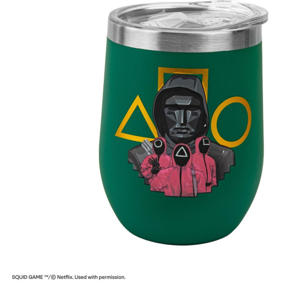 Cinereplicas Tv Series: Netflix Squid Game - Squid Game Guards Stainless Travel Mug (CR4341)