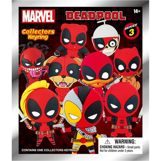 Monogram Marvel: Deadpool (Blind Bag/Random) 3D Foam Bag Clips Figures