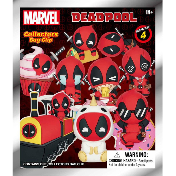 Monogram Marvel: Deadpool 3D Foam Bag Clips Figures