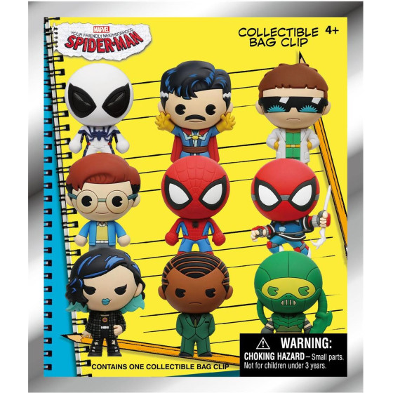 Monogram Marvel: Spider-Man (Friendly neighborhood) 3D Foam Bag Clips Figures
