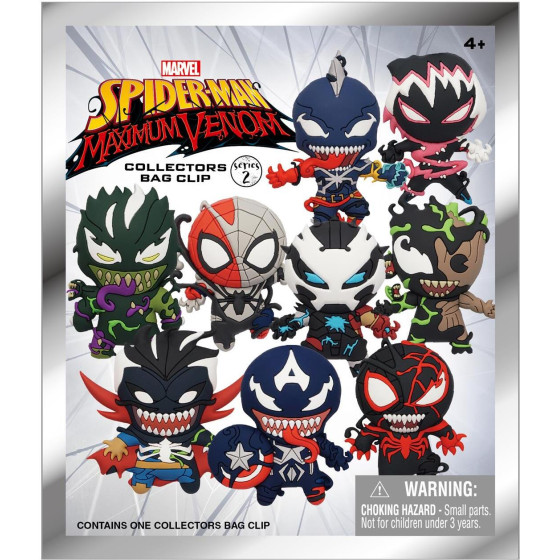Monogram Marvel: Venom (Blind Bag/Random) 3D Foam Bag Clips