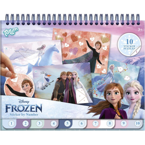 Totum Disney: Frozen - Sticker By Number Pad (TT681576)