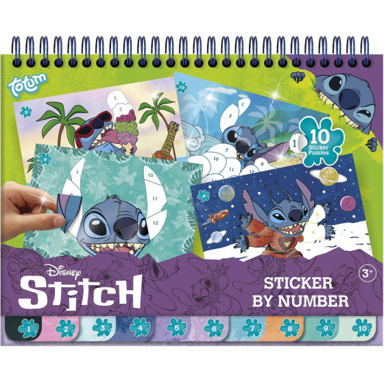 Totum Disney: Stitch - Sticker By Number Pad (TT700123)