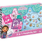 Totum: Gabbys Dollhouse - 2 In 1 Creativity Set Glitter Charm Bracelets & Spray Pens (TT420397)