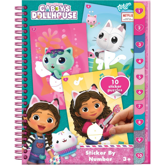 Totum: Gabbys Dollhouse - Sticker By Number Book (TT421028)