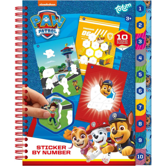 Totum: Paw Patrol - Sticker By Number Book (TT721159)
