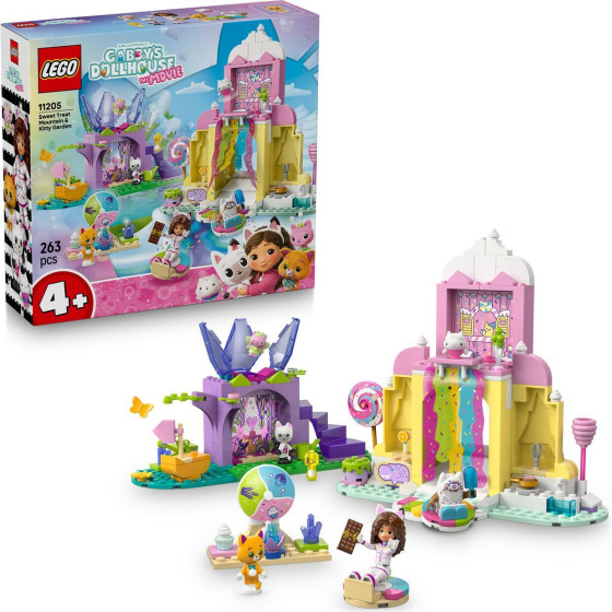 Lego Gabbys Dollhouse: The Movie - Sweet Treat Mountain & Kitty Garden (11205)