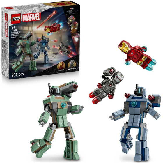 Lego Super Heroes Marvel: The Infinity Saga - Iron Man & War Machine vs. Hammer Drones (76320)