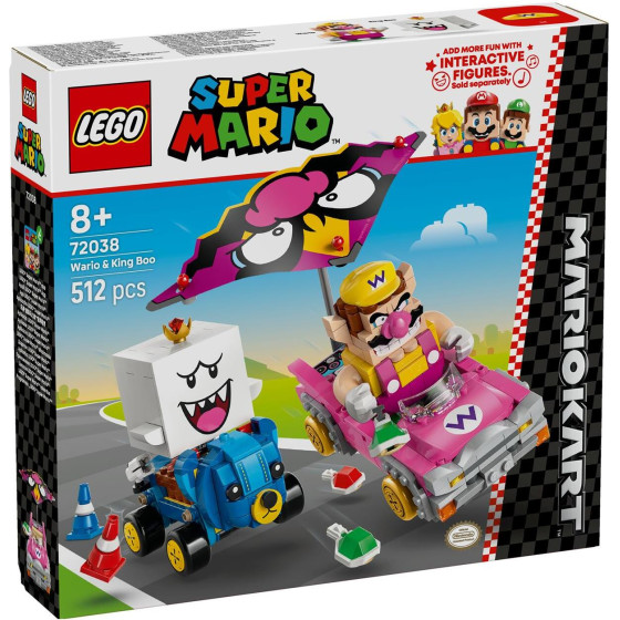 Lego Super Mario: Mario Kart - Wario & King Boo(72038)