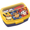 Stor: Paw Patrol Boy Rescue Pups - Funny Sandwich Box With Cutlery (81609)