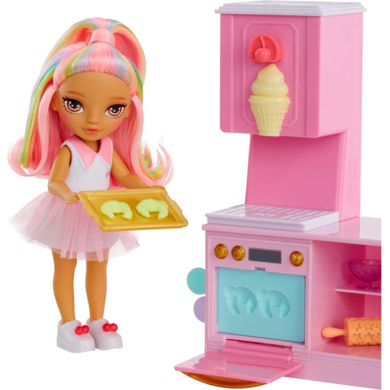 MGA Rainbow High Littles: Dessert Shop with Kandy Doll Playset! (522058)