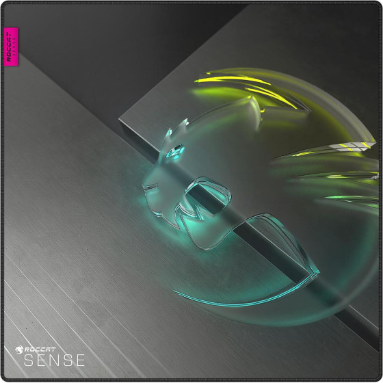 Roccat: Sense Pro Square mousepad (450 x 450mm)