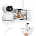 EXTRALINK Reya | Electronic Baby Monitor | MO570 With 5 Inch monitor, Vox 2.4 Ghz - (EX.29010)