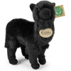 Rappa - Plush Realistic Black Llama 23 Cm Eco-Friendly - (244214)
