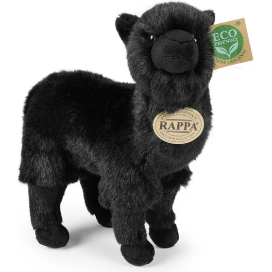 Rappa - Plush Realistic Black Llama 23 Cm Eco-Friendly - (244214)