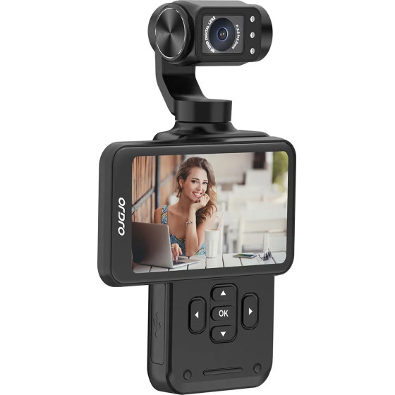 Ordro Pocket M5 3-Axis Gimbal Camera, 5K, For Vlogging And Youtube - Black - (M5-ORDRO)