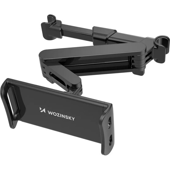Wozinsky Adjustable Headrest Holder For Tablet Or Phone Black 5907769306716 - (WTHBK3)
