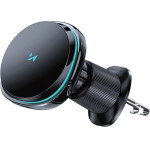 Wozinsky Car Holder With Qi/Magsafe 15W Inductive Charger For Ventilation Grill With Fan - Black 5907769372513 - (WCT5-Q6S2Y)