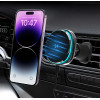 Wozinsky Car Holder With Qi/Magsafe 15W Inductive Charger For Ventilation Grill With Fan - Black 5907769372513 - (WCT5-Q6S2Y)