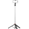 Wozinsky Selfie Stick WC1Y3S Telescopic Tripod 1.3m With Phone Holder - Black 5907769360602