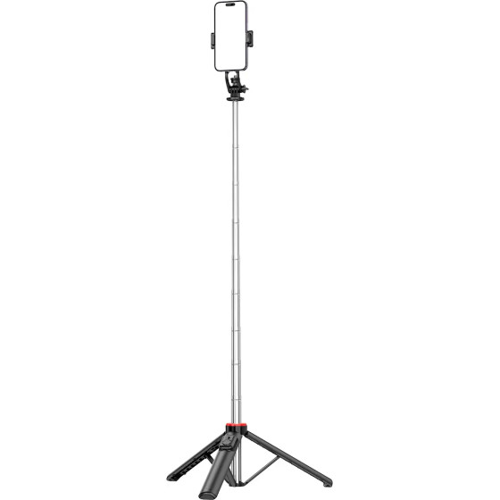 Wozinsky Selfie Stick WC1Y3S Telescopic Tripod 1.3m With Phone Holder - Black 5907769360602