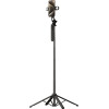 Wozinsky Selfie Stick WH181D-Y1S 1.75m Aluminum Alloy Telescopic Tripod With Dual Lamp And Phone Holder - Black 5907769360657