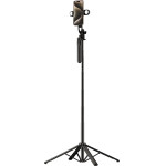 Wozinsky Selfie Stick WH181D-Y1S 1.75m Aluminum Alloy Telescopic Tripod With Dual Lamp And Phone Holder - Black 5907769360657