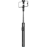 Wozinsky Selfie Stick With Automatically Extendable legs, Tripod function, 1.7m - Black - (WRZP1)