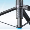 Wozinsky Selfie Stick With Automatically Extendable legs, Tripod function, 1.7m - Black - (WRZP1)