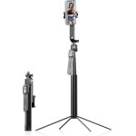 Wozinsky Selfie Stick With Tripod Function With 360� Ai Auto Face Tracking Gesture Control - Black - (WST-360YS)