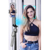 Wozinsky Selfie Stick With Tripod Function With 360� Ai Auto Face Tracking Gesture Control - Black - (WST-360YS)